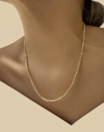 گردنبند مکعب تراش